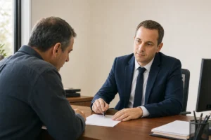 חייב מוגבל באמצעים, עורך דין עובר עם חייב על החלטת רשם ההוצאה לפועל